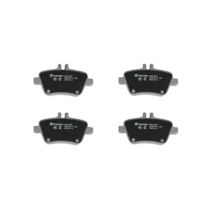 Brembo Brake Pad, Nao, Fmsi Number D1646-8874, Ceramic, Set of 4, With Hardware/ Brake Caliper Screws – P50140N