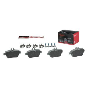 Brembo Brake Pad, Nao, Fmsi Number D1646-8874, Ceramic, Set of 4, With Hardware/ Brake Caliper Screws – P50140N