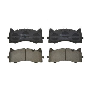 Brembo Brake Pad, Prime Line, Fmsi Number D1873-9102, Low-Metallic, Set of 4, With Mounting Hardware – P50154
