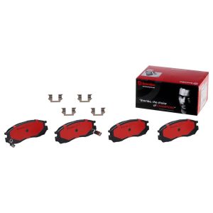 Brembo Brake Pad, Nao, Fmsi Number D484-7365, Ceramic, Set of 4, With Hardware – P54014N