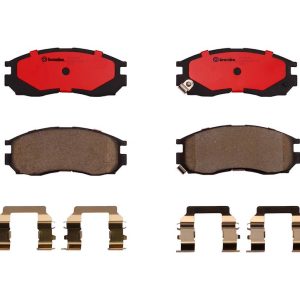 Brembo Brake Pad, Nao, Fmsi Number D484-7365, Ceramic, Set of 4, With Hardware – P54014N