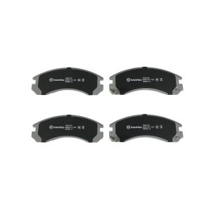 Brembo Brake Pad, Nao, Fmsi Number D530-7412, Ceramic, Set of 4, With Hardware – P54017N