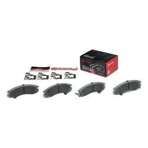 Brembo Brake Pad, Nao, Fmsi Number D530-7412, Ceramic, Set of 4, With Hardware – P54017N