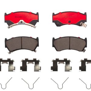 Brembo Brake Pad, Nao, Fmsi Number D1138-8249, Ceramic, Set of 4, With Hardware – P56026N