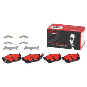 Brembo Brake Pad, Nao, Fmsi Number D540-7421, Ceramic, Set of 4, With Hardware – P56029N