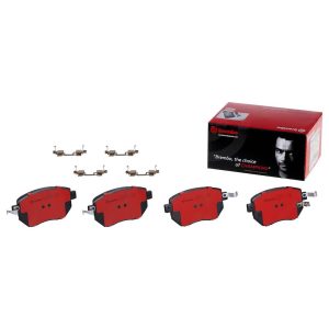 Brembo Brake Pad, Nao, Fmsi Number D969-7870, Ceramic, Set of 4, With Hardware – P56051N
