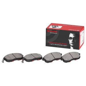 Brembo Brake Pad, Nao, Fmsi Number D969-7870, Ceramic, Set of 4, With Hardware – P56051N