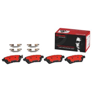 Brembo Brake Pad, Nao, Fmsi Number D1101-8204, Ceramic, Set of 4, With Hardware – P56060N