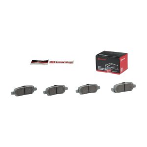 Brembo Brake Pad, Nao, Fmsi Number D1415-8405, Ceramic, Set of 4, With Hardware – P56068N