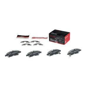 Brembo Brake Pad, Nao, Fmsi Number D1592-8804, Ceramic, Set of 4, With Hardware – P56070N
