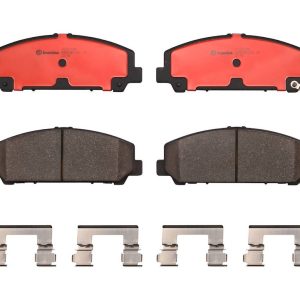Brembo Brake Pad, Nao, Fmsi Number D1286-8403, Ceramic, Set of 4, With Hardware – P56079N