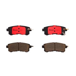 Brembo Brake Pad, Nao, Fmsi Number D1510-8719, Ceramic, Set of 4, With Hardware – P56082N