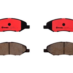 Brembo Brake Pad, Nao, Fmsi Number D1345-8456, Ceramic, Set of 4, With Hardware – P56088N