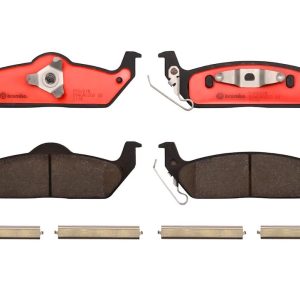 Brembo Brake Pad, Nao, Fmsi Number D1012-7916, Ceramic, Set of 4, With Hardware – P56091N
