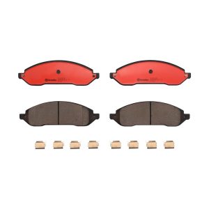 Brembo Brake Pad, Nao, Fmsi Number D1022-7927, Ceramic, Set of 4, With Hardware – P56092N