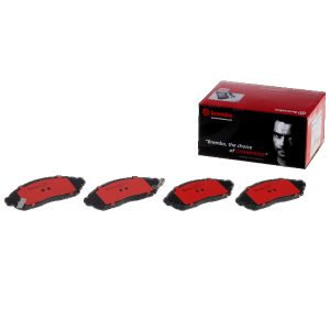Brembo Brake Pad, Nao, Fmsi Number D1548-8757, Ceramic, Set of 4, With Hardware – P56096N