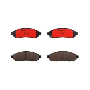 Brembo Brake Pad, Nao, Fmsi Number D1548-8757, Ceramic, Set of 4, With Hardware – P56096N