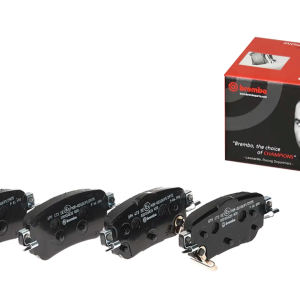 Brembo Brake Pad, Prime Line, Fmsi Number D1965-9190, Low-Metallic, Set of 4 – P56098