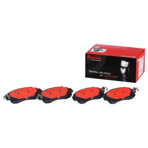 Brembo Brake Pad, Nao, Fmsi Number D1650-8878, Ceramic, Set of 4, With Hardware – P56104N
