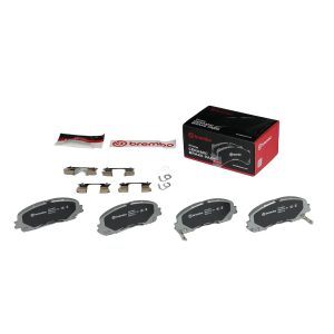 Brembo Brake Pad, Nao, Fmsi Number D1736-8906, Ceramic, Set of 4, With Hardware – P56106N