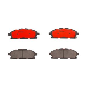 Brembo Brake Pad, Nao, Fmsi Number D1552-8762, Ceramic, Set of 4, With Hardware – P56110N