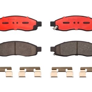 Brembo Brake Pad, Nao, Fmsi Number D1015-7918, Ceramic, Set of 4, With Hardware – P58001N