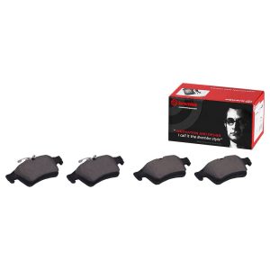 Brembo Brake Pad, Nao, Fmsi Number D818-7693, Ceramic, Set of 4, With Hardware – P59028N