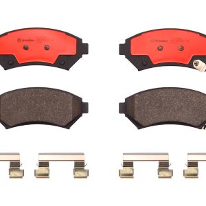 Brembo Brake Pad, Nao, Fmsi Number D818-7693, Ceramic, Set of 4, With Hardware – P59028N