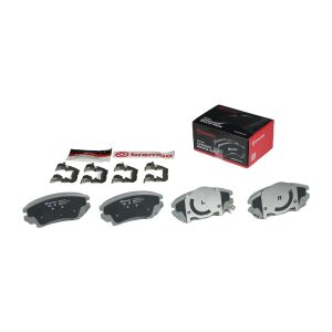Brembo Brake Pad, Nao, Fmsi Number D1404-8512, Ceramic, Set of 4 – P59055N