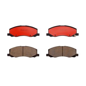 Brembo Brake Pad, Nao, Fmsi Number D1558-8770, Ceramic, Set of 4, With Hardware – P59058N