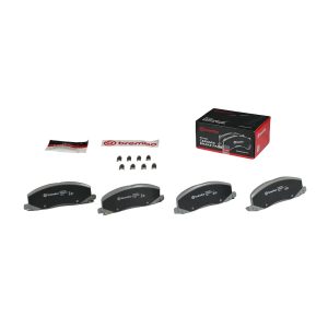 Brembo Brake Pad, Nao, Fmsi Number D1558-8770, Ceramic, Set of 4, With Hardware – P59058N