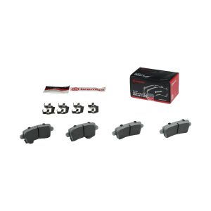 Brembo Brake Pad, Nao, Fmsi Number D1430-8547, Ceramic, Set of 4, With Hardware – P59060N