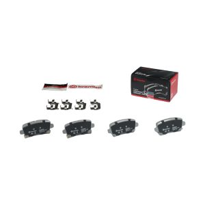 Brembo Brake Pad, Nao, Fmsi Number D1430-8547, Ceramic, Set of 4, With Hardware – P59060N