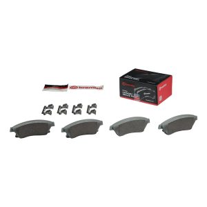 Brembo Brake Pad, Nao, Fmsi Number D1522-8730, Ceramic, Set of 4, With Hardware – P59076N