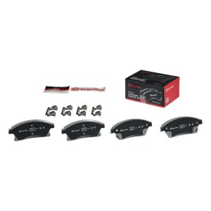 Brembo Brake Pad, Nao, Fmsi Number D1522-8730, Ceramic, Set of 4, With Hardware – P59076N