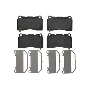 Brembo Brake Pad, Fmsi Number D1836-9065, Low-Metallic, Set of 4, With Hardware/ Brake Caliper Screws – P59079