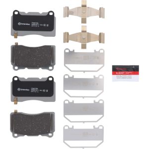 Brembo Brake Pad, Nao, Fmsi Number D1836-9065, Ceramic, Set of 4 – P59079N