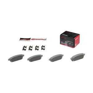 Brembo Brake Pad, Nao, Fmsi Number D1468-8668, Ceramic, Set of 4, With Hardware – P59080N