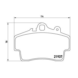 Brembo Brake Pad, Fmsi Number D737-7606, Low-Metallic, Set of 4 – P65007