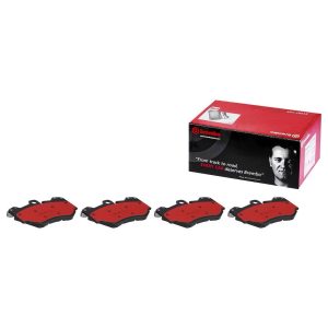 Brembo Brake Pad, Nao, Fmsi Number D1130-8241, Ceramic, Set of 4 – P65016N