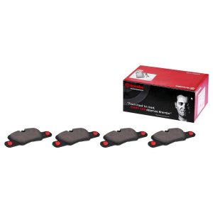 Brembo Brake Pad, Nao, Fmsi Number D1130-8241, Ceramic, Set of 4 – P65016N