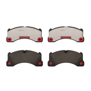 Brembo Brake Pad, Nao, Fmsi Number D1349-8459/ D1349-8786/ D1577-8790, Ceramic, Set of 4 – P65017N