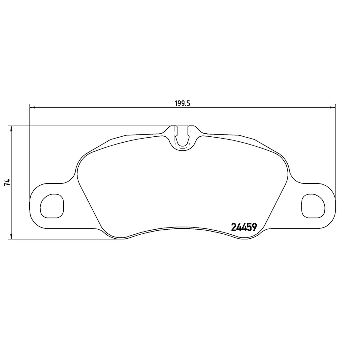 Brembo Brake Pad, Fmsi Number D1389-8498, Low-Metallic, Set of 4 – P65019