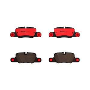 Brembo Brake Pad, Nao, Fmsi Number D1416-8531/ D1417-8532/ D1919-8531, Ceramic, Set of 4 – P65020N