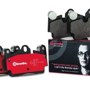 Brembo Brake Pad, Nao, Fmsi Number D1300-8416, Ceramic, Set of 4 – P65022N