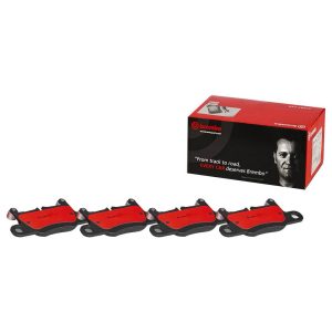 Brembo Brake Pad, Nao, Fmsi Number D1925-8532, Ceramic, Set of 4 – P65031N