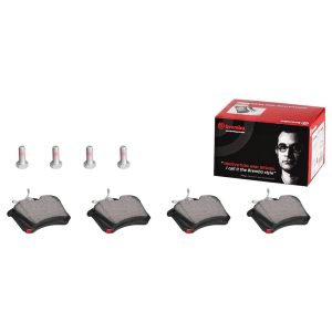 Brembo Brake Pad, Nao, Fmsi Number D1740-8963, Ceramic, Set of 4 – P65037N
