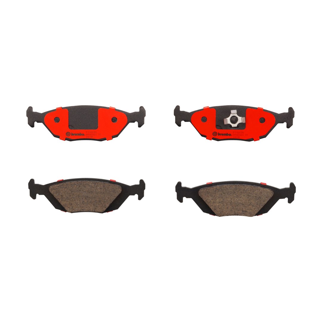 Brembo Brake Pad, Nao, Fmsi Number D322-7221, Ceramic, Set of 4 – P71003N