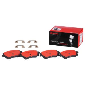 Brembo Brake Pad, Nao, Fmsi Number D721-7589, Ceramic, Set of 4, With Hardware – P78010N