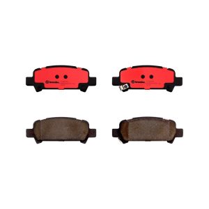 Brembo Brake Pad, Nao, Fmsi Number D770-7637, Ceramic, Set of 4 – P78011N
